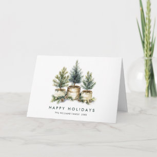 Minimalistisches Elegantes Pine Tree Weihnachten G