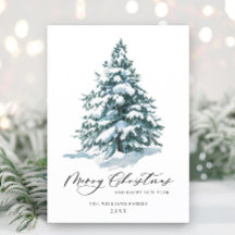 Minimalistisches Elegantes Pine Tree Weihnachten G