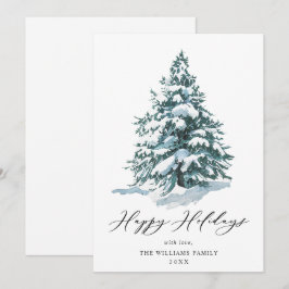 Minimalistisches Elegantes Pine Tree Weihnachten G