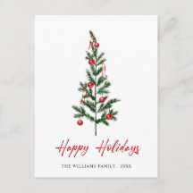 Minimalistisches Elegantes Pine Tree Weihnachten G