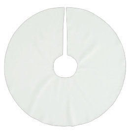 Minimalistisches Elfenbein solide schlicht elegant Polyester Weihnachtsbaumdecke