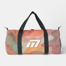 Minimalistisches, erdige Terrakotta-Sport-Tasche m Duffle Bag