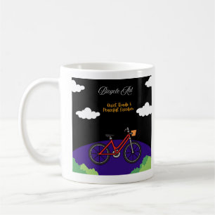 Minimalistisches Fahrrad-Kunstdesign Kaffeetasse