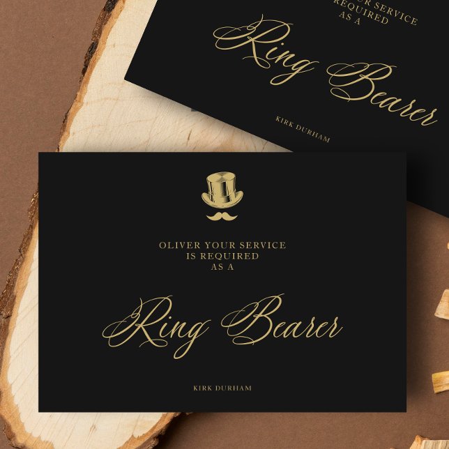 Minimalistisches Fake Goldener Ring Träger Hochzei (Von Creator hochgeladen)