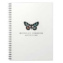 Minimalistisches Farbbutterfly-Logo