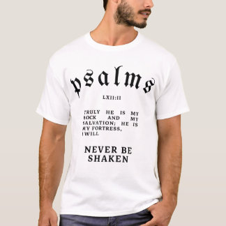 Minimalistisches fett formatiertes T-Shirt