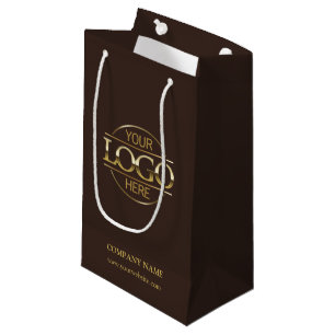 Minimalistisches Firmenlogo Kleine Geschenktüte