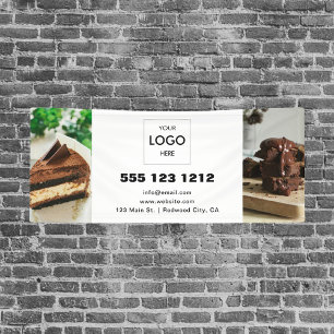 Minimalistisches Firmenlogo Modernes Foto Banner