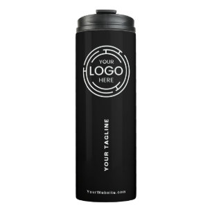 Minimalistisches Firmenlogo Thermosbecher
