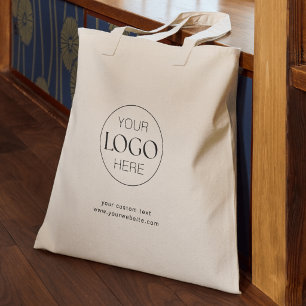 Minimalistisches Firmenlogo Tragetasche