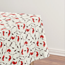 Minimalistisches floral schönes botanisches Muster Tischdecke