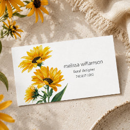 Minimalistisches Floral Visitenkarte