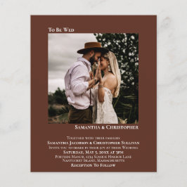 Minimalistisches Foto Brown HAUSHALT Hochzeit Einl