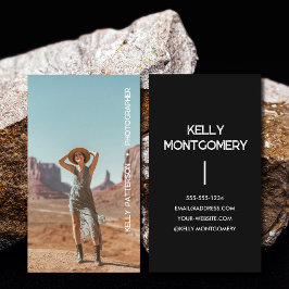 Minimalistisches Foto einfach Visitenkarte