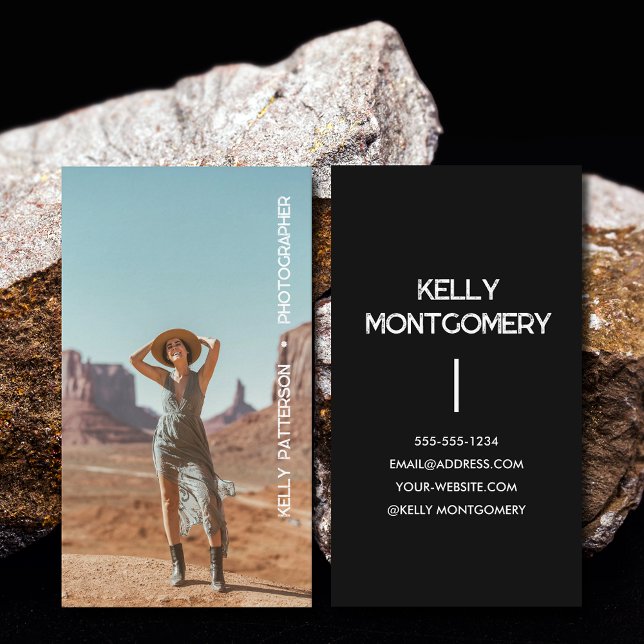 Minimalistisches Foto einfach Visitenkarte (Von Creator hochgeladen)