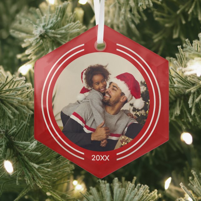 Minimalistisches Foto Ornament Aus Glas (Insitu)