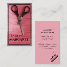 Minimalistisches Foto Pink Schwarz Luxus-Frisörsal
