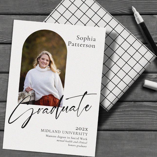 Minimalistisches Foto Schwarz/Weiß Ankündigung (Von Creator hochgeladen)