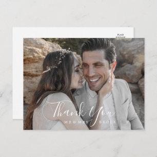 Minimalistisches Foto Vielen Dank, Postkarte