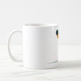 Minimalistisches Frauen- und Hundeillustrationsges Kaffeetasse