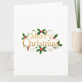 Minimalistisches Frohe Weihnachten Karte