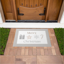 Minimalistisches Frohe Weihnachten Neutrales Moder