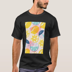Minimalistisches Fruchtmuster Kunst, Dichtung und  T-Shirt