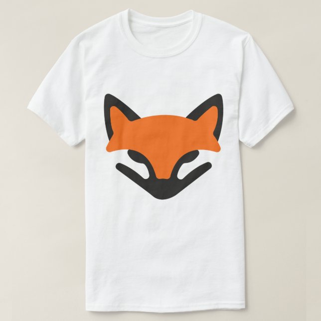 Minimalistisches Fuchs-T-Shirt T-Shirt (Design vorne)