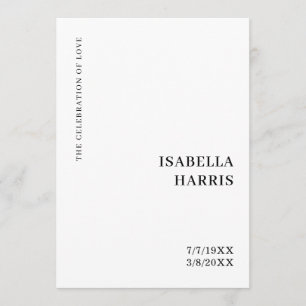 Minimalistisches Funeral-Service-Design Programm