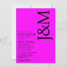 Minimalistisches Fuschia Magenta QR Code auf der R