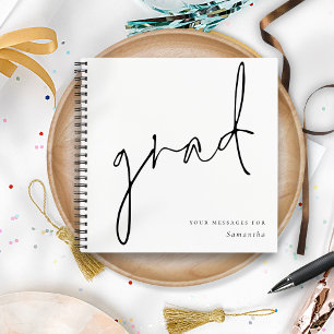 Minimalistisches Gast-Buch für Graduate Script Notizbuch