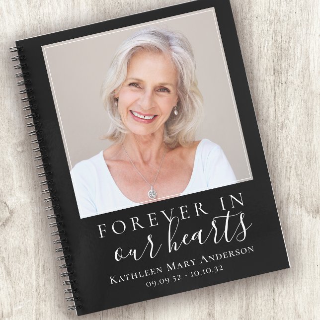 Minimalistisches Gästebuch zur Beerdigung Notizbuch (Von Creator hochgeladen)