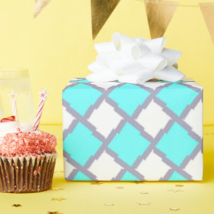 Minimalistisches geometrisches Muster Geschenkpapier