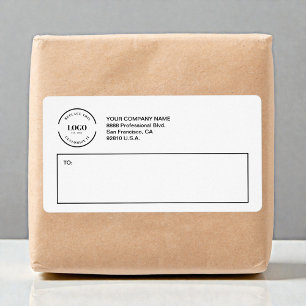Minimalistisches Geschäft Individuelles Logo Rücks