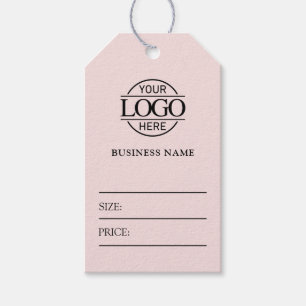 Minimalistisches Geschäft-Logo Kleidung Preisschil Geschenkanhänger