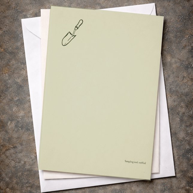 Minimalistisches Geschenk für Botanik-Gartenliebha Briefbogen (Von Creator hochgeladen)