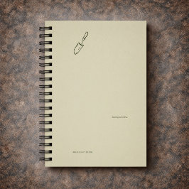 Minimalistisches Geschenk für Botanik-Gartenliebha Planer