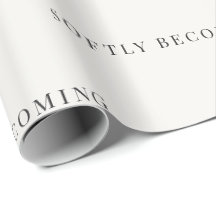 Minimalistisches Geschenkpapier 'Sanft werdend'