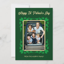 Minimalistisches Glückskleeblatt St. Patrick's Day