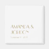 Minimalistisches Gold Modernes Art Deco