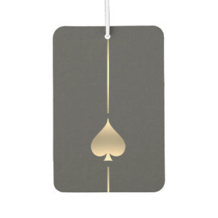Minimalistisches Goldspur-Symbol Autolufterfrischer