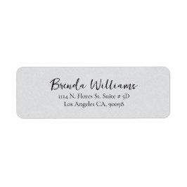 Minimalistisches graues Linen Textur Weiße Schrift