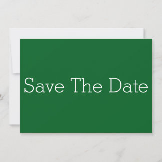 Minimalistisches Grün Save-the-Date Save The Date