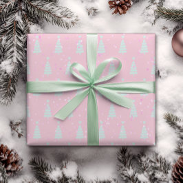 Minimalistisches Grünholzpapier Geschenkpapier