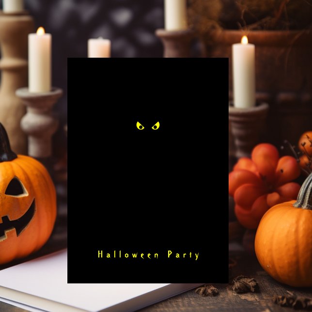 Minimalistisches Halloween-Party Einladung (Von Creator hochgeladen)