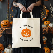 Minimalistisches Halloween – Personalisierter Fami