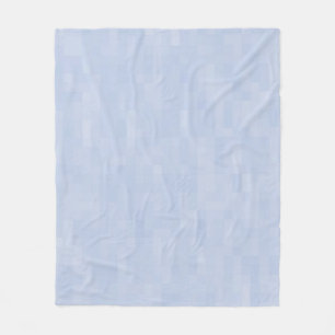 Minimalistisches hellblaues abstrakt modernes Must Fleecedecke
