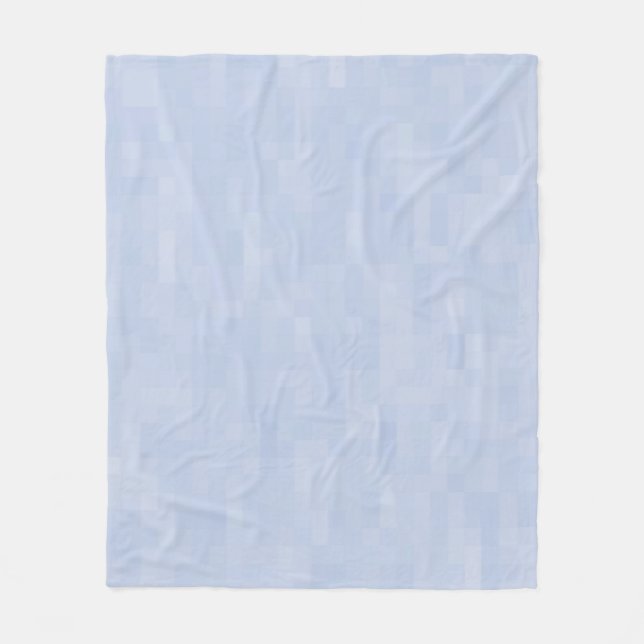 Minimalistisches hellblaues abstrakt modernes Must Fleecedecke (Vorderseite)