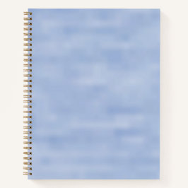 Minimalistisches hellblaues Himmelsmuster abstrakt Notizbuch