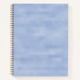 Minimalistisches hellblaues Himmelsmuster abstrakt Notizbuch